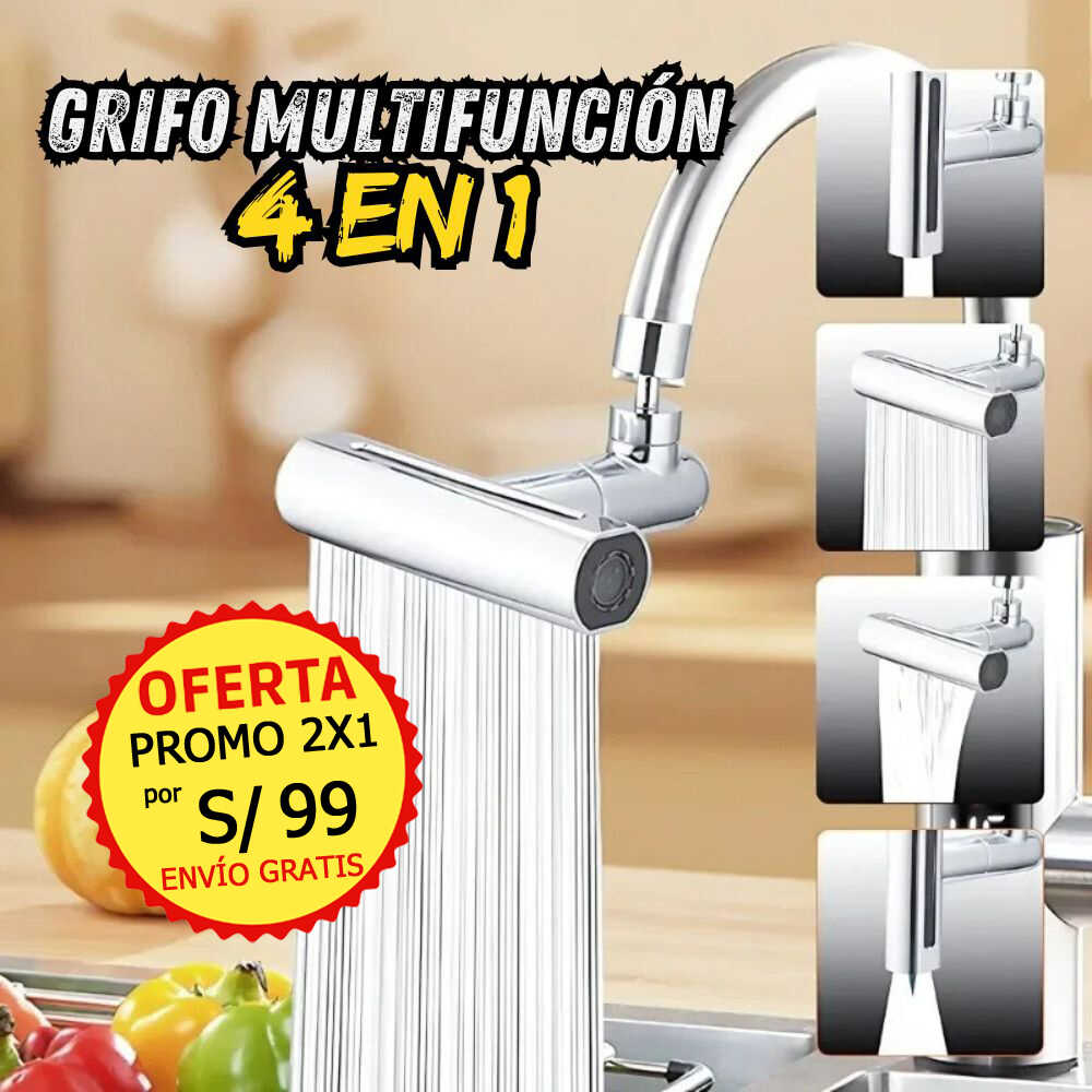 GRIFO MULTIFUNCIÓN 4 EN 1