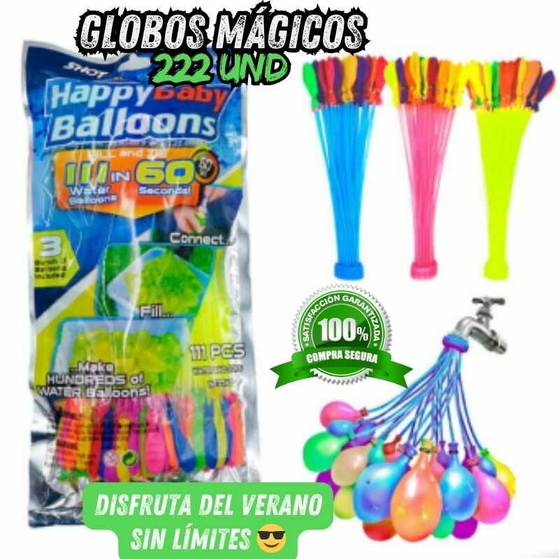 GLOBOS MÁGICOS X 222 UND.